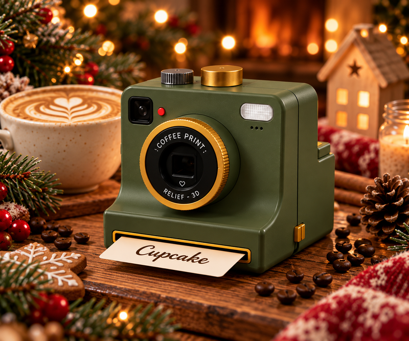 Crema Click in Olive & Gold